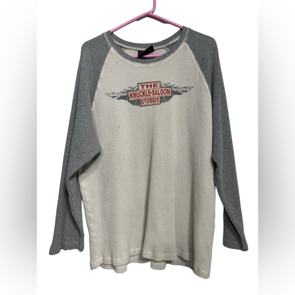 North Creek Authentic Other - Sturgis Knuckle Saloon thermal knit size XL